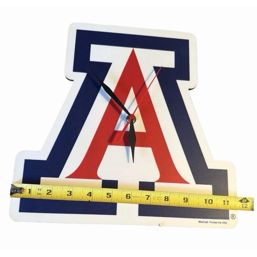 Arizona University Wildcats Logo Battery Wall Clock/ Clock Piece NOT Working